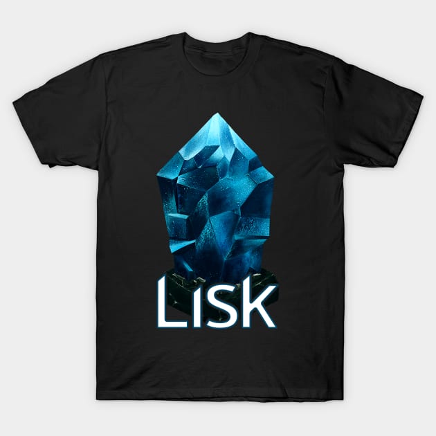 Lisk CryptoCurrency Logo. T-Shirt by CryptoTextile